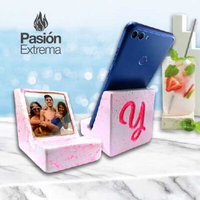 Porta celular con foto