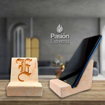 Porta celular marmoleado